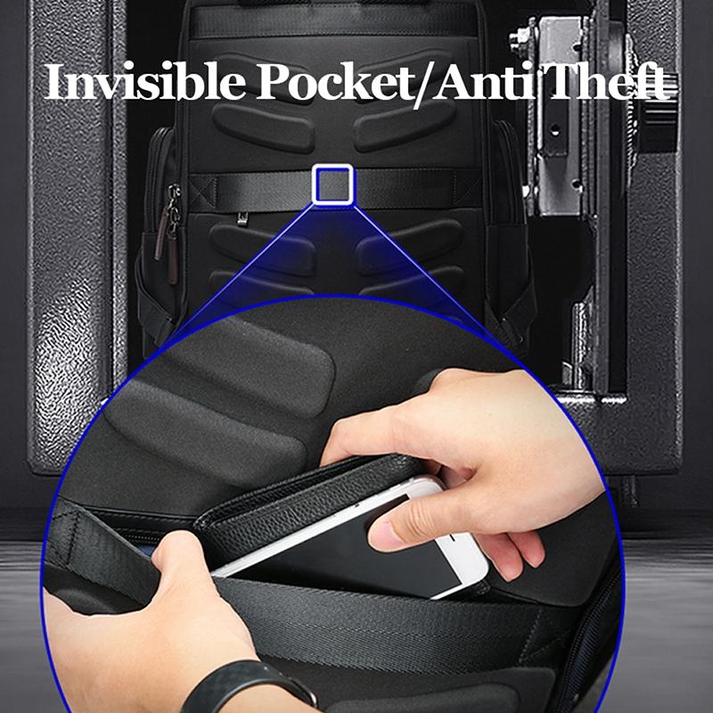 Large Capacity Anti-Theft Usb Shoulder Bag - Waterproof & Business Ready-1915196756291883014