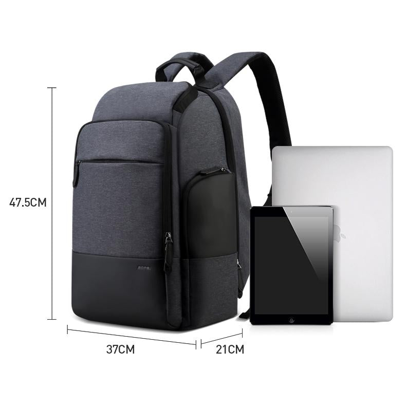 Large Capacity Waterproof Business Shoulder Bag With Usb Port - 37X21X47.5Cm In Black-1915196682350497793