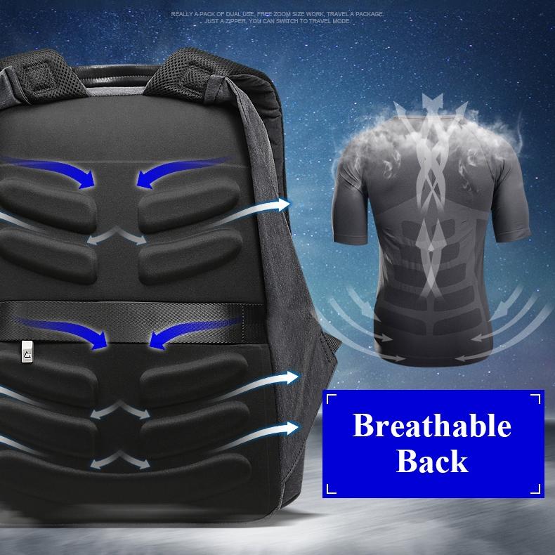 Large Capacity Waterproof Business Shoulder Bag With Usb Port - 37X21X47.5Cm In Black-1915196682350497797