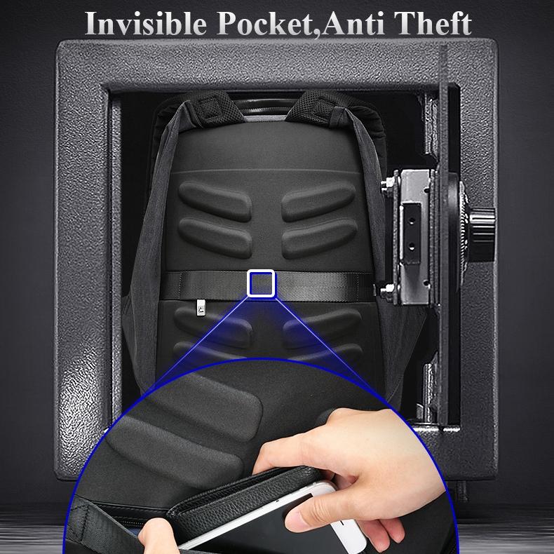 Large Capacity Waterproof Business Shoulder Bag With Usb Port - 37X21X47.5Cm In Black-1915196682350497798