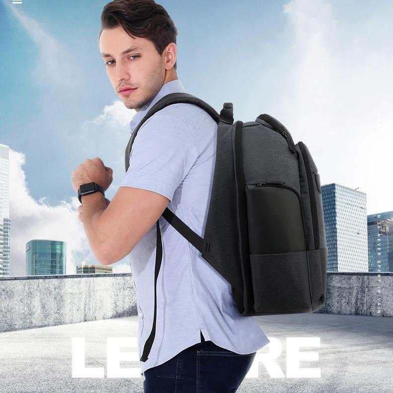 Large Capacity Waterproof Business Shoulder Bag With Usb Port - 37X21X47.5Cm In Black-1915196682350497799