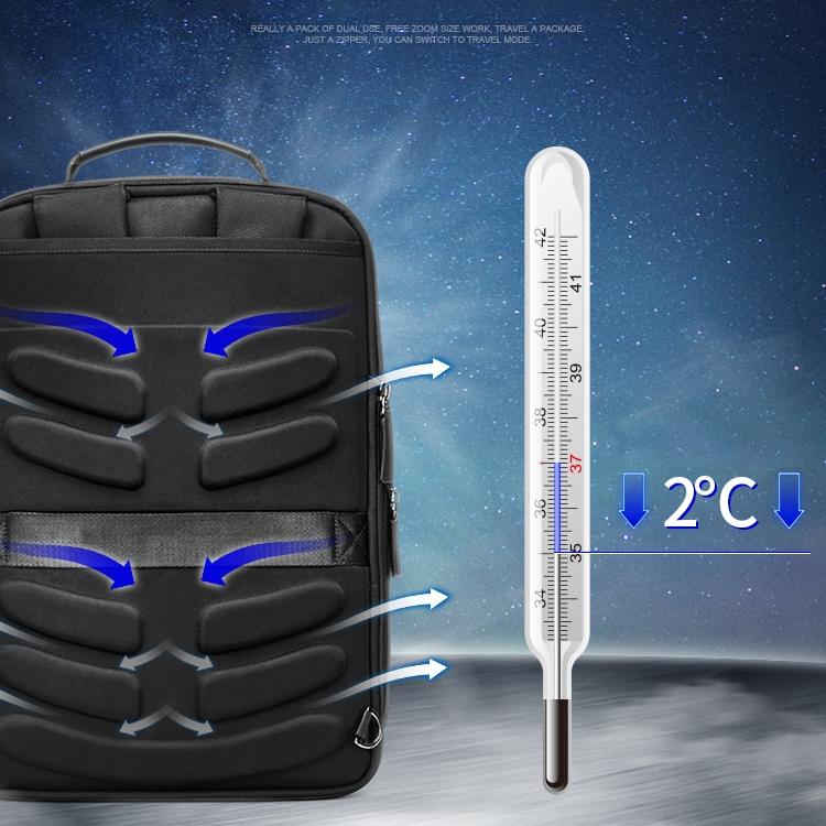 Large Capacity Business Laptop Backpack With Usb Port - Breathable & Stylish Black 30X12X44Cm-1915196496412807171