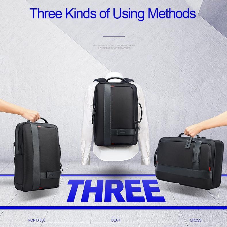 Large Capacity Business Laptop Backpack With Usb - Breathable Black 29X16X44Cm-1915196512254693383