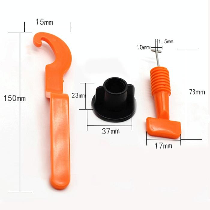 50-Pack Tile Leveling Clips For Perfect Paving Alignment-1915197985650774020
