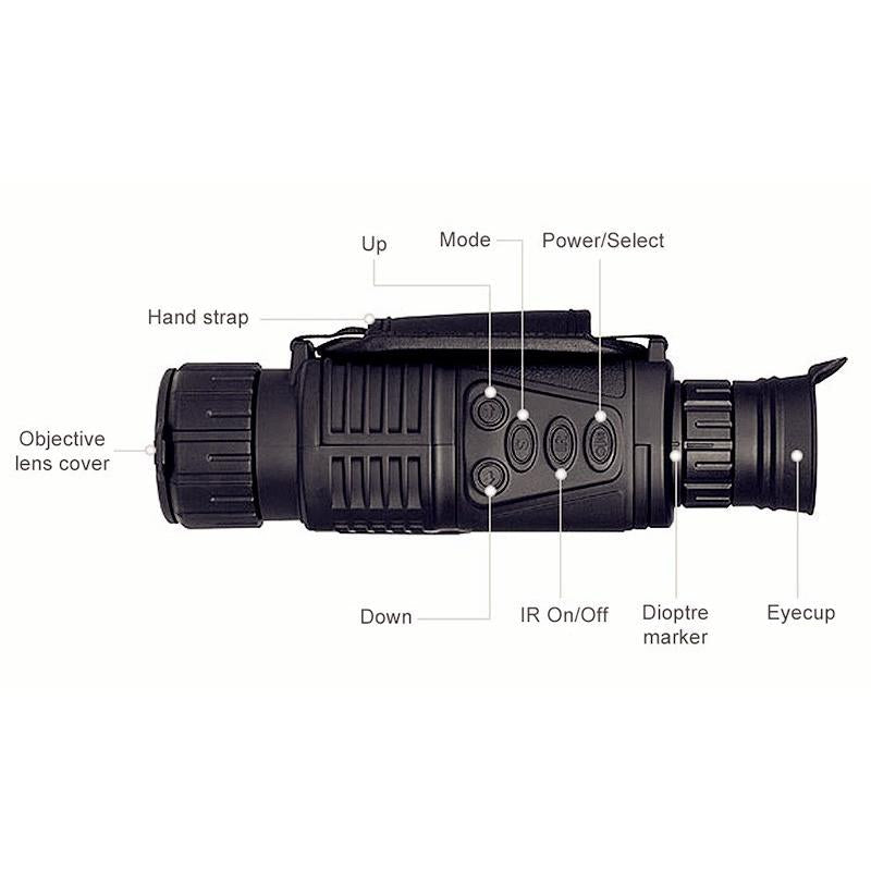 Usb Charging Infrared Monocular Telescope - Professional Night Vision-1915197868147347460