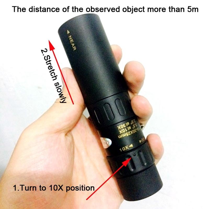 Portable High Definition Night-Vision Telescope - 10-30X25-1915197047938617348