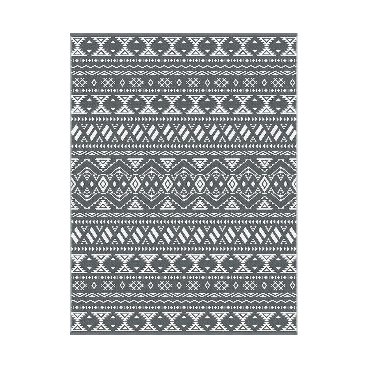 Gardeon Outdoor Rugs 274x366cm Large Carpet Reversible Area Mat PP Dual-Sided Patio Rug Bohemian