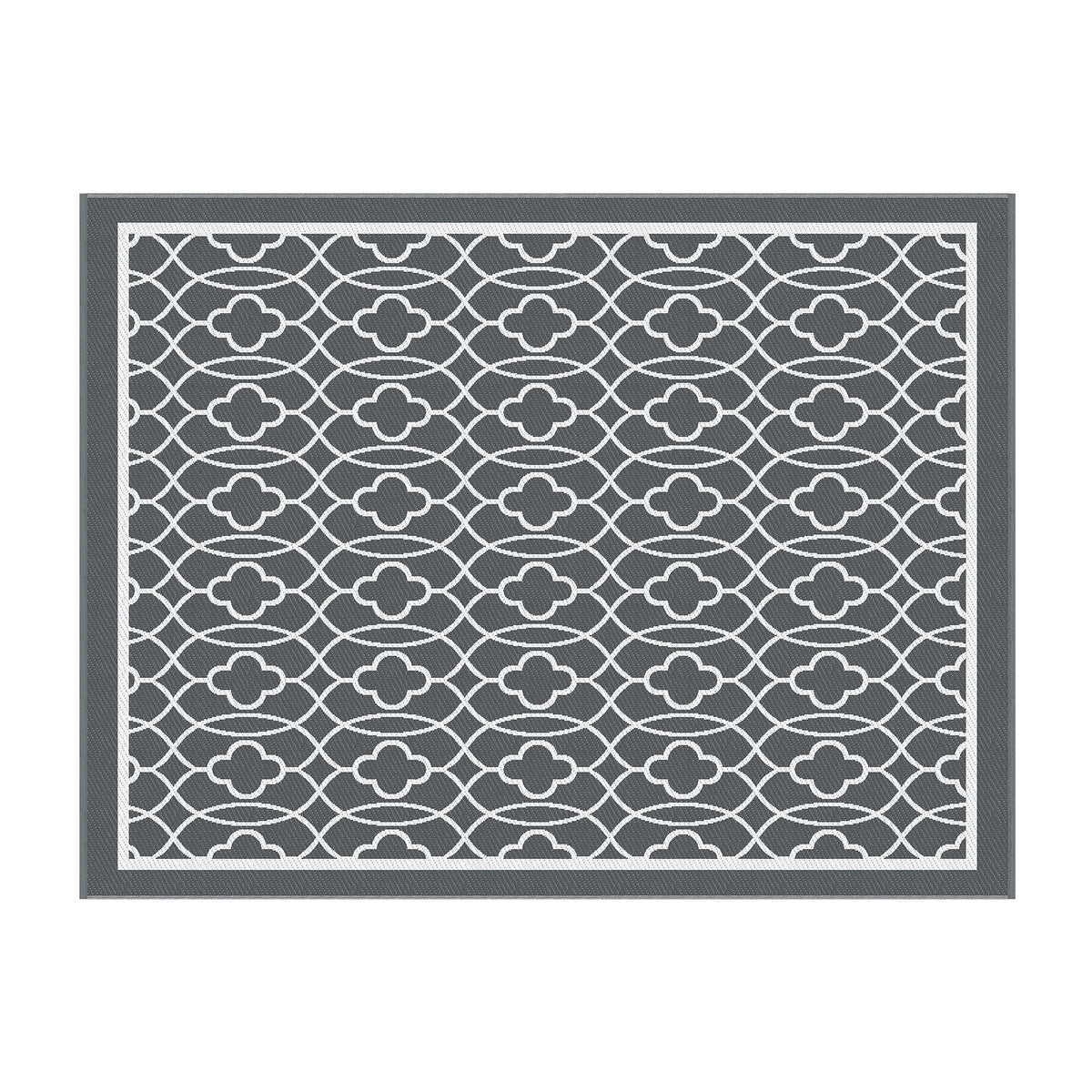 Gardeon Outdoor Rugs 274x366cm Large Carpet Reversible Area Mat PP Dual-Sided Patio Rug