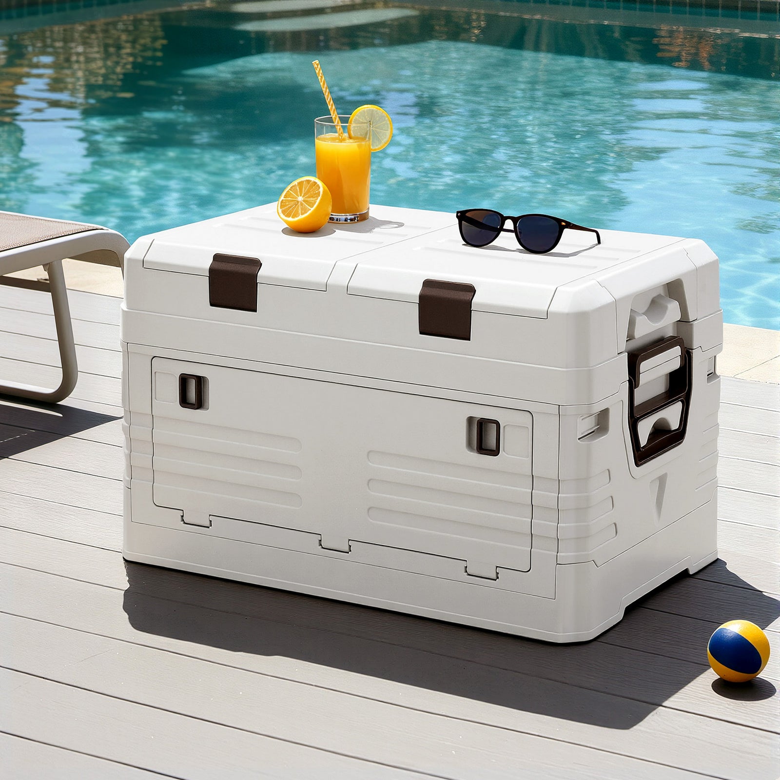 Gardeon 40L Outdoor Storage Box Foldable Camping Collapsible Bins Organizer