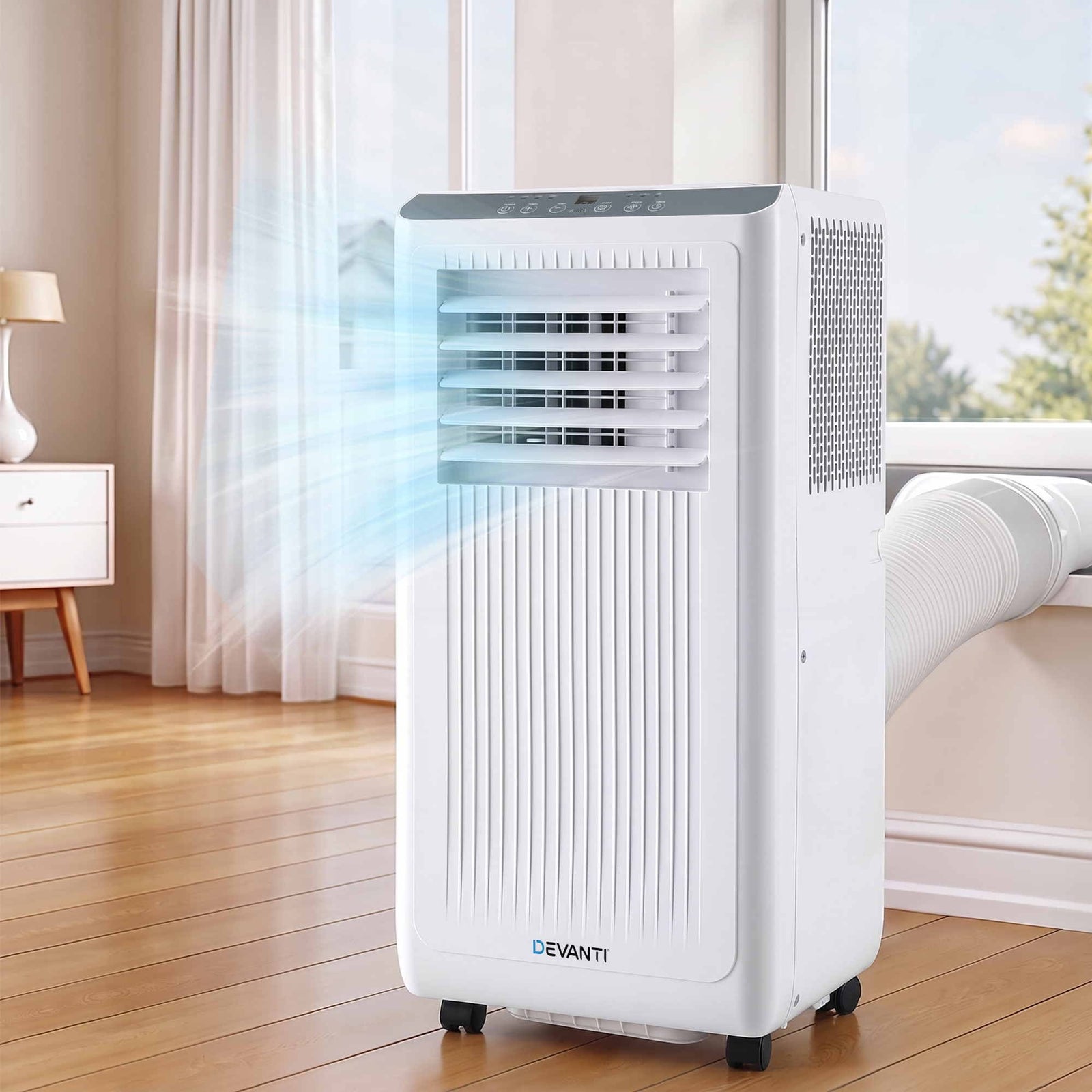Devanti Portable Air Conditioner 5000 BTU 3-in-1 with Remote Control