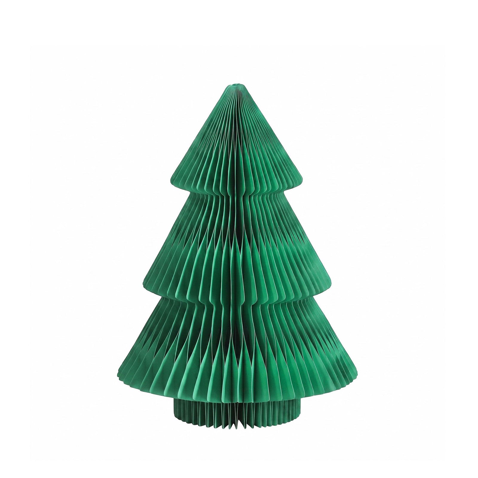 Jingle Jollys Paper Christmas Tree 61CM w/ Star Topper Xmas Decor Tabletop Green DIY Ornament Set