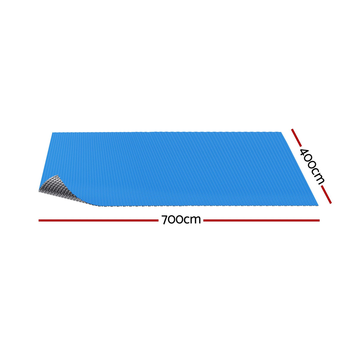Aqua Buddy Pool Cover 600 Micron 7x4m Bubble Heat Solar Blanket Blue Silver