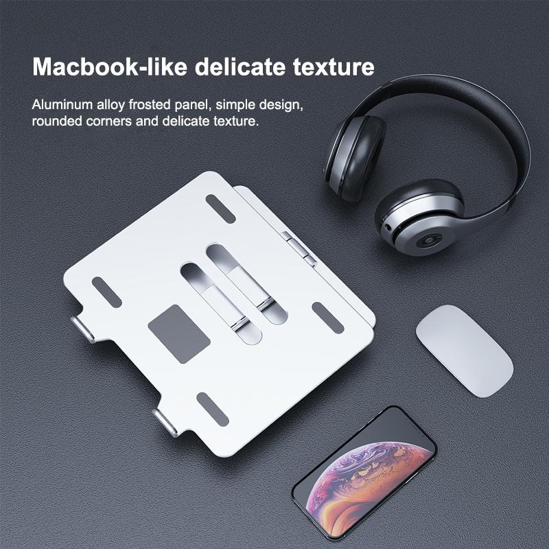 Adjustable Folding Laptop Stand - Aluminum Alloy-1964932245722632197