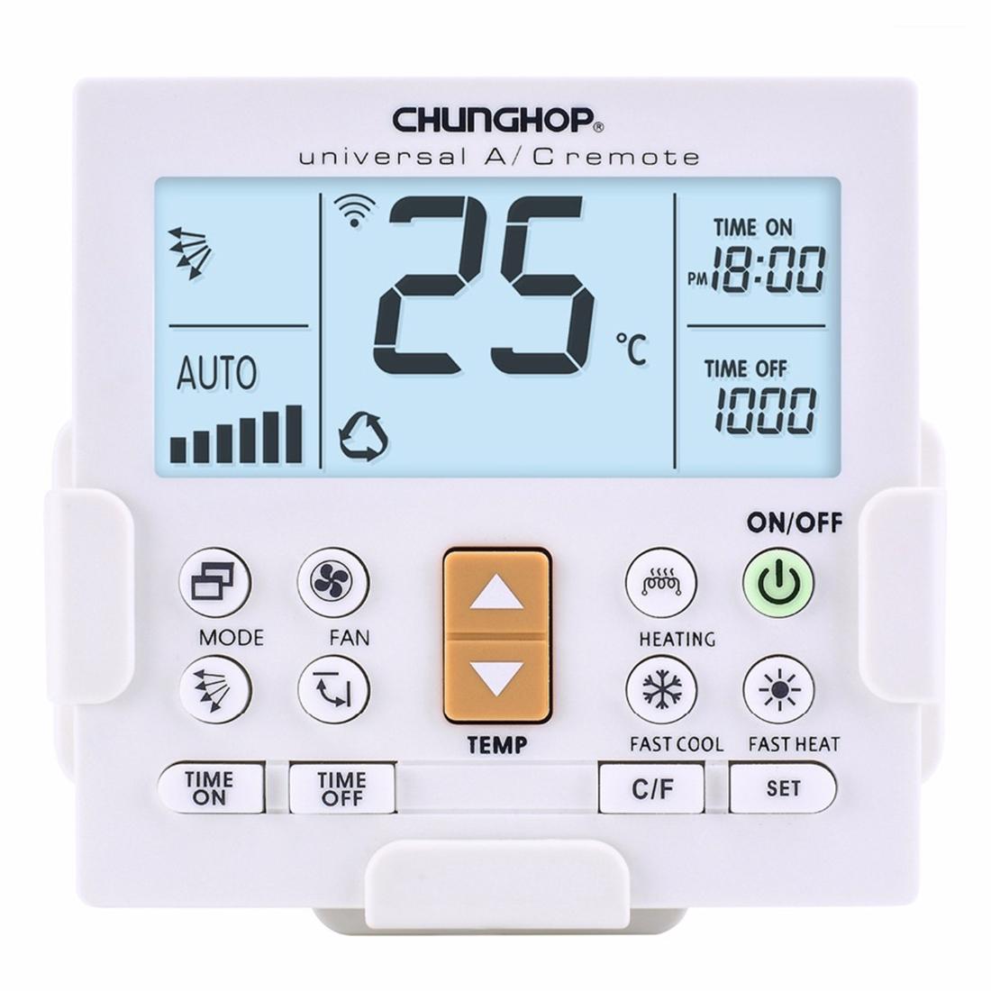 Universal Lcd Air Conditioner Remote Controller With Bracket - Chunghop K650E-1915197167652442113