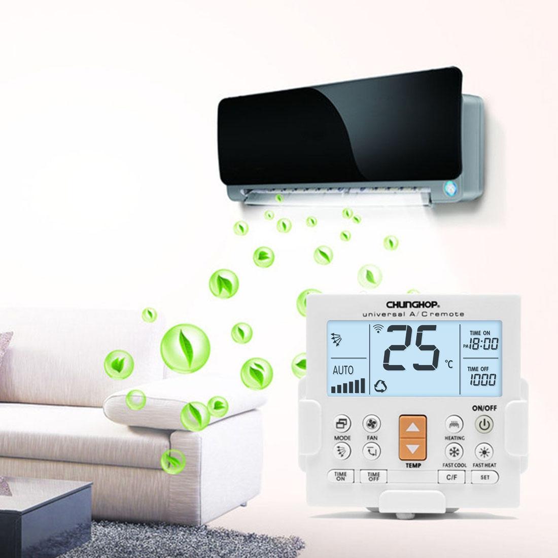 Universal Lcd Air Conditioner Remote Controller With Bracket - Chunghop K650E-1915197167652442113
