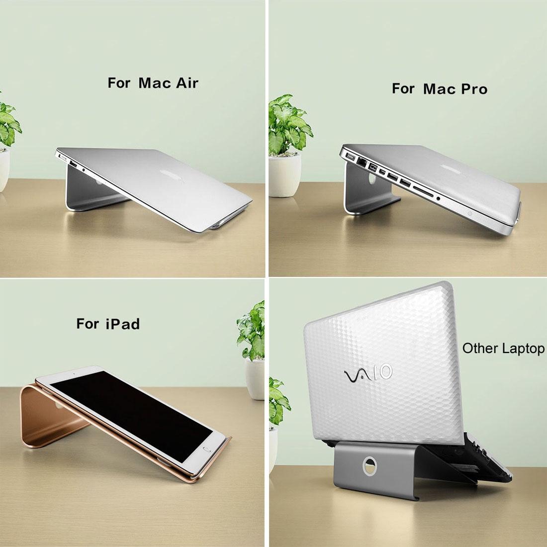 Universal Aluminum Laptop Cooling Stand - Grey 11-17 Inch-1922443412502614024