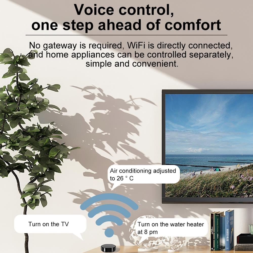 Smart Universal Remote Controller With Wifi And Alexa Control-1915197501741338627