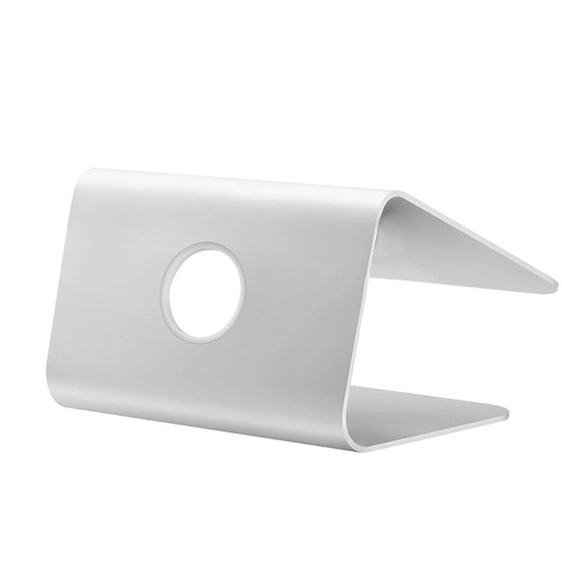 Aluminum Cooling Stand For Mac Ipad And Laptops - Rotating Design Silver-1915196595629068289