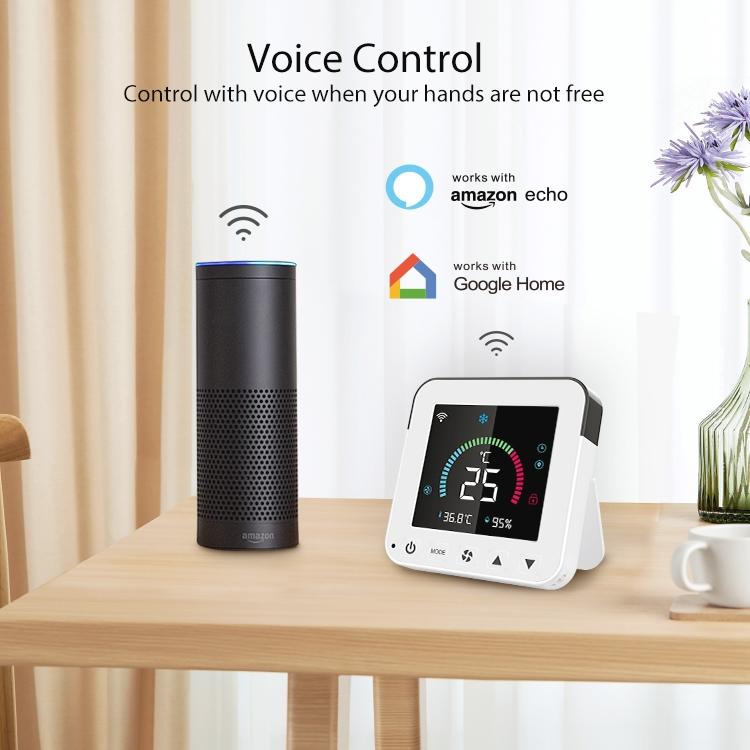 Smart Wifi Infrared Ac Controller - Colour Screen - White-1915196803444248579