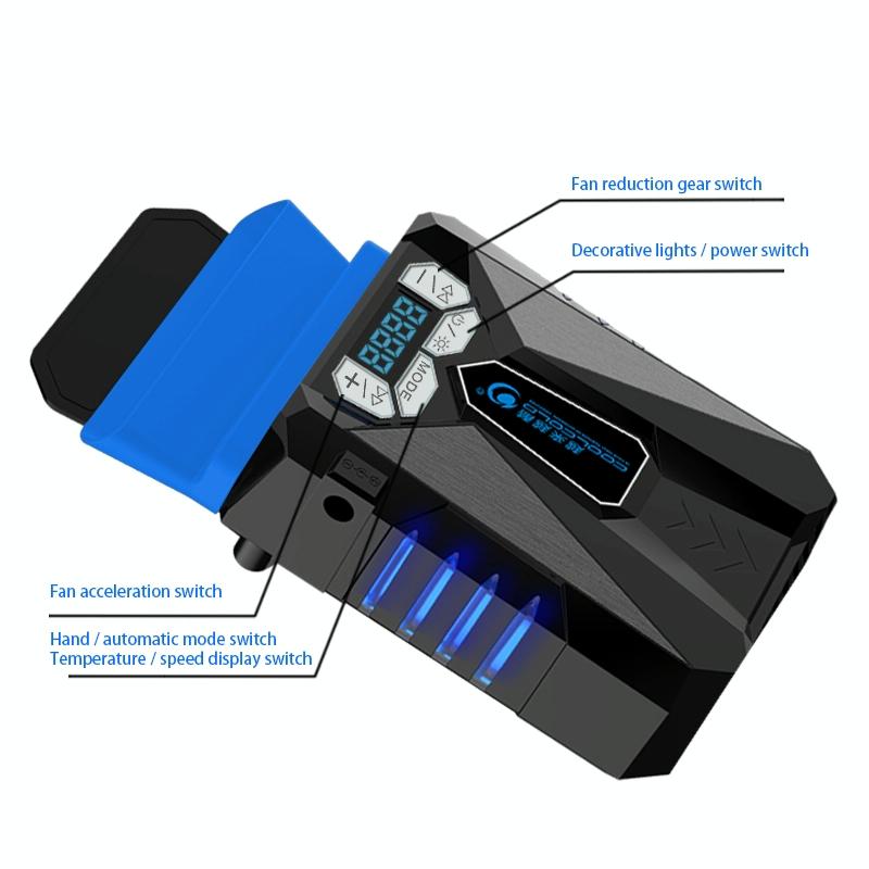 Portable 5-Speed Laptop Cooling Fan - Compact And Efficient-1915196726868840451