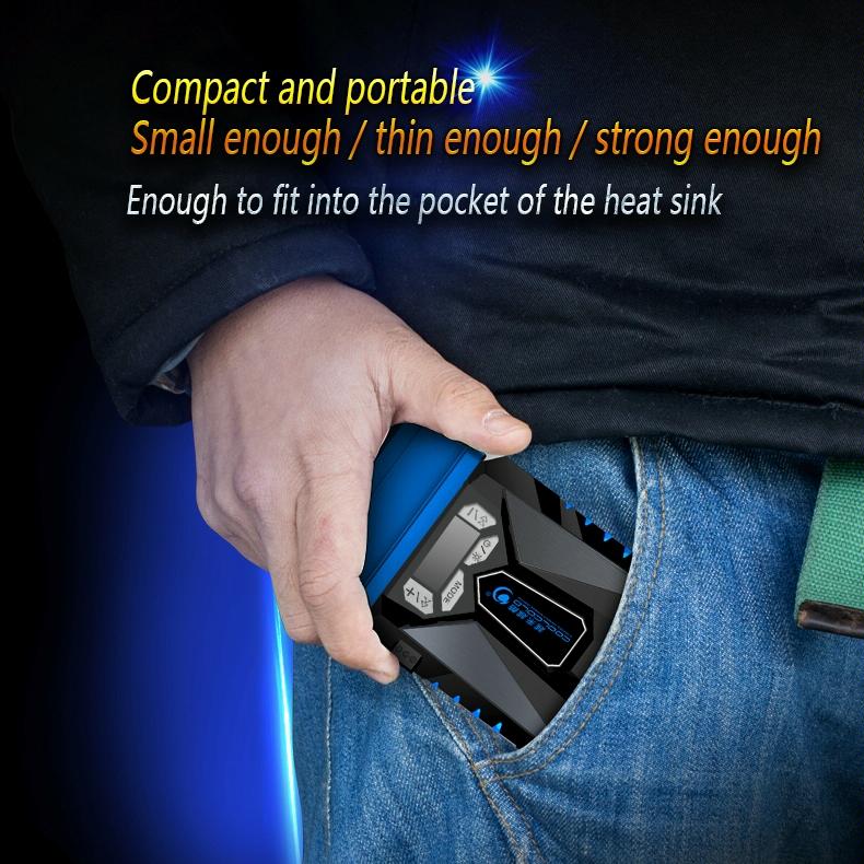 Portable 5-Speed Laptop Cooling Fan - Compact And Efficient-1915196726868840456
