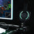 Integrated Mecha-Shaped Headset Holder With Dual Usb Ports And Computer Switch - Luminous-1915198030768902147