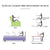 Adjustable Laptop Stand With Fans & Mouse Pad - Portable & Foldable-1915196722582261765