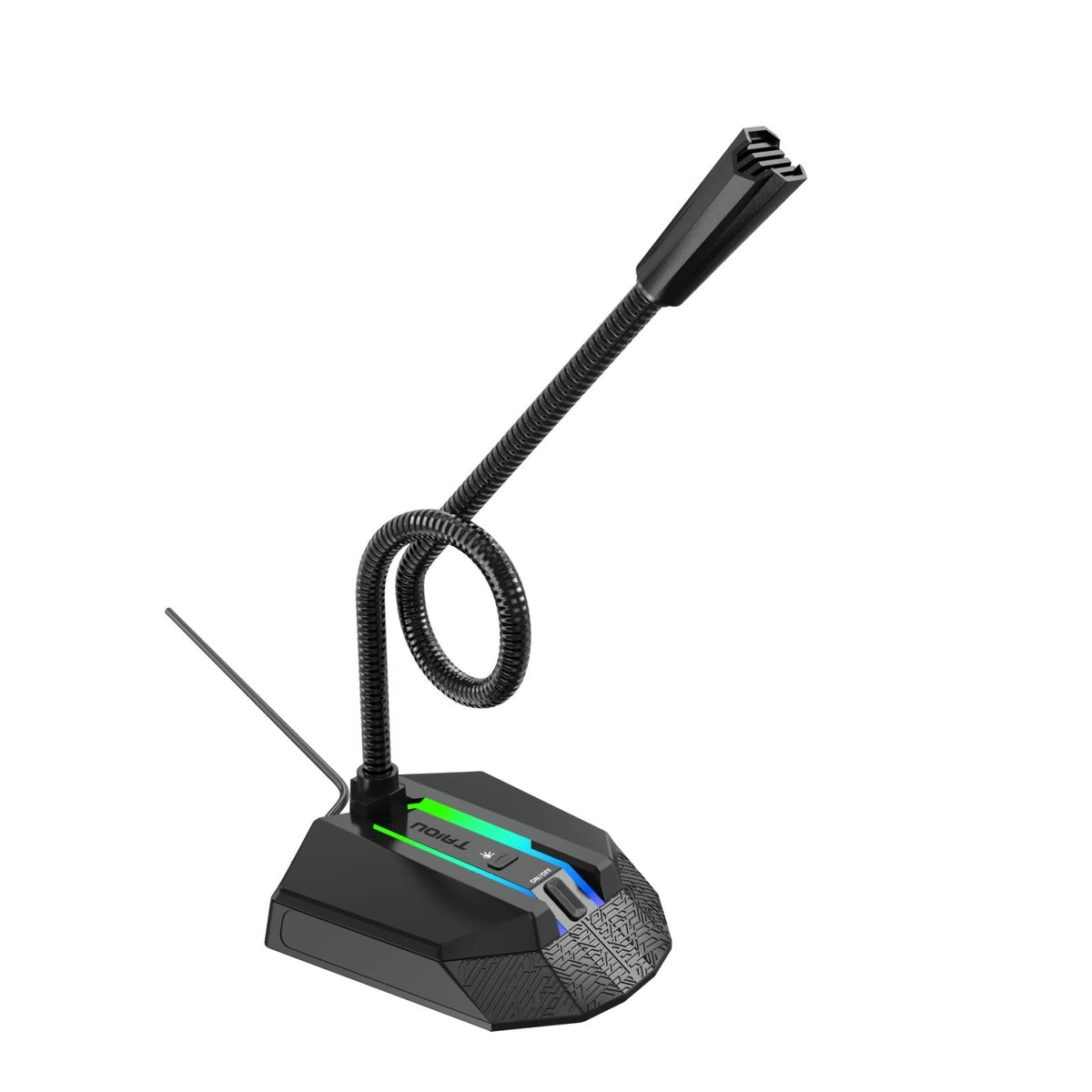 Flexible Usb Microphone With Rgb Lighting For Voice Chat And Video Conferencing-1915197799817940992