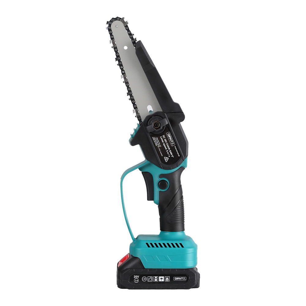 Giantz Telescopic Pole Chainsaw 6 Inch Cordless Tree Trimmer Kit 20V Battery