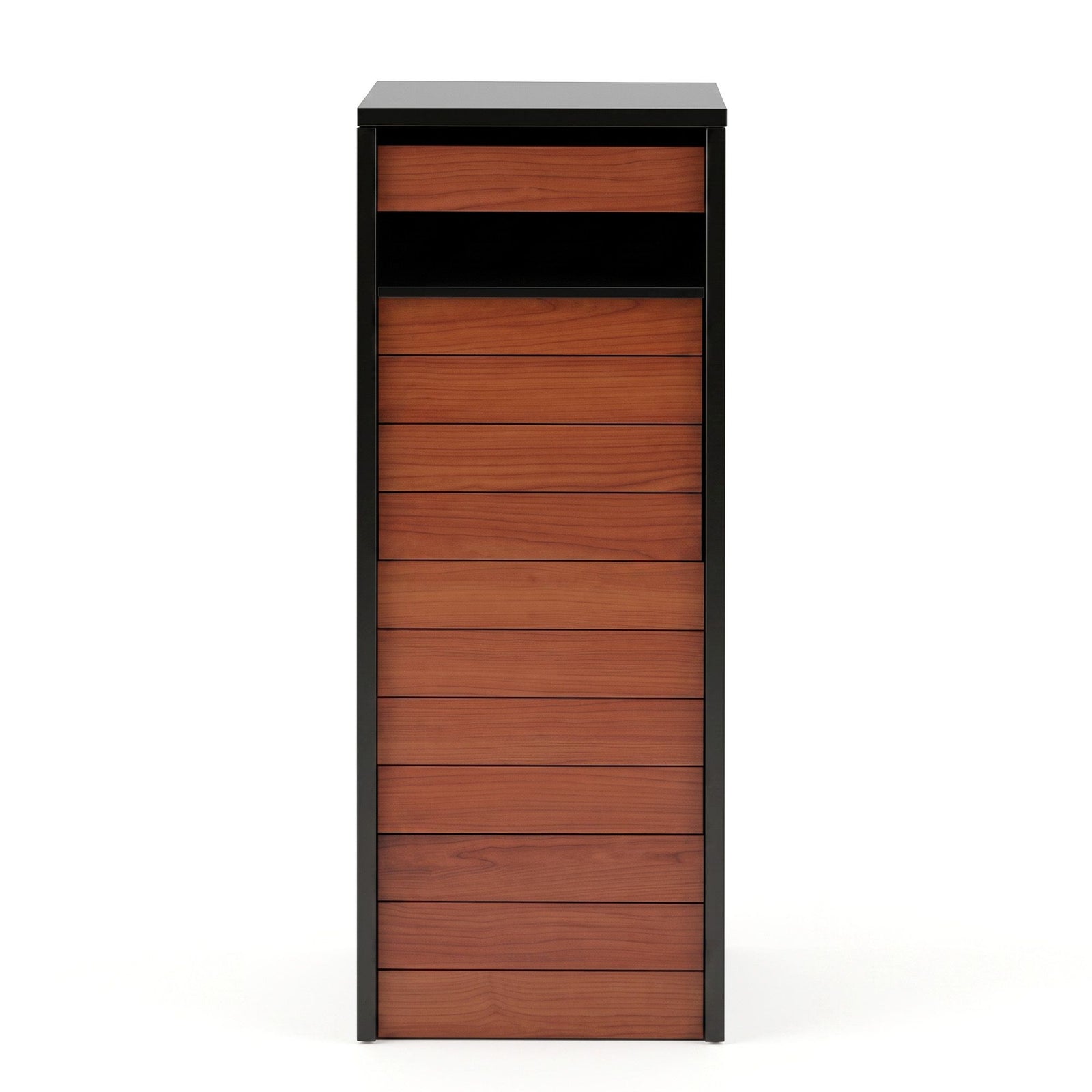 Gardeon Parcel Letterbox Drop Box Package Slot MailBox Walnut