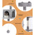 i.Pet Cat Tree Tower Scratching Post Scratcher 161cm Condo House Trees Grey