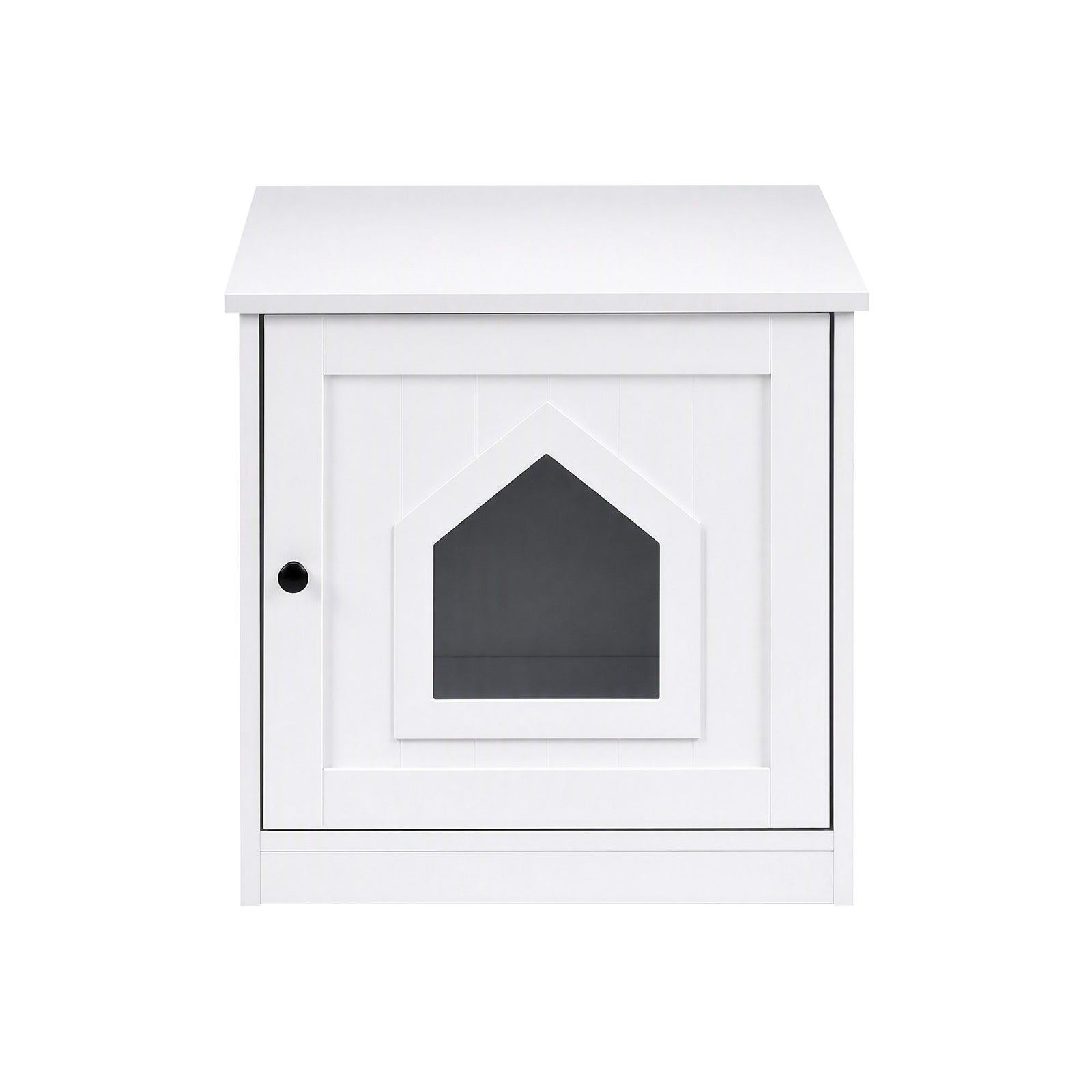 i.Pet 49x51cm Cat Litter Box Enclosure Hidden Litter Tray Cabinet White