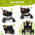 i.Pet Pet Dog Stroller Pram Large Cat Carrier Travel Pushchair Foldable 4 Wheels
