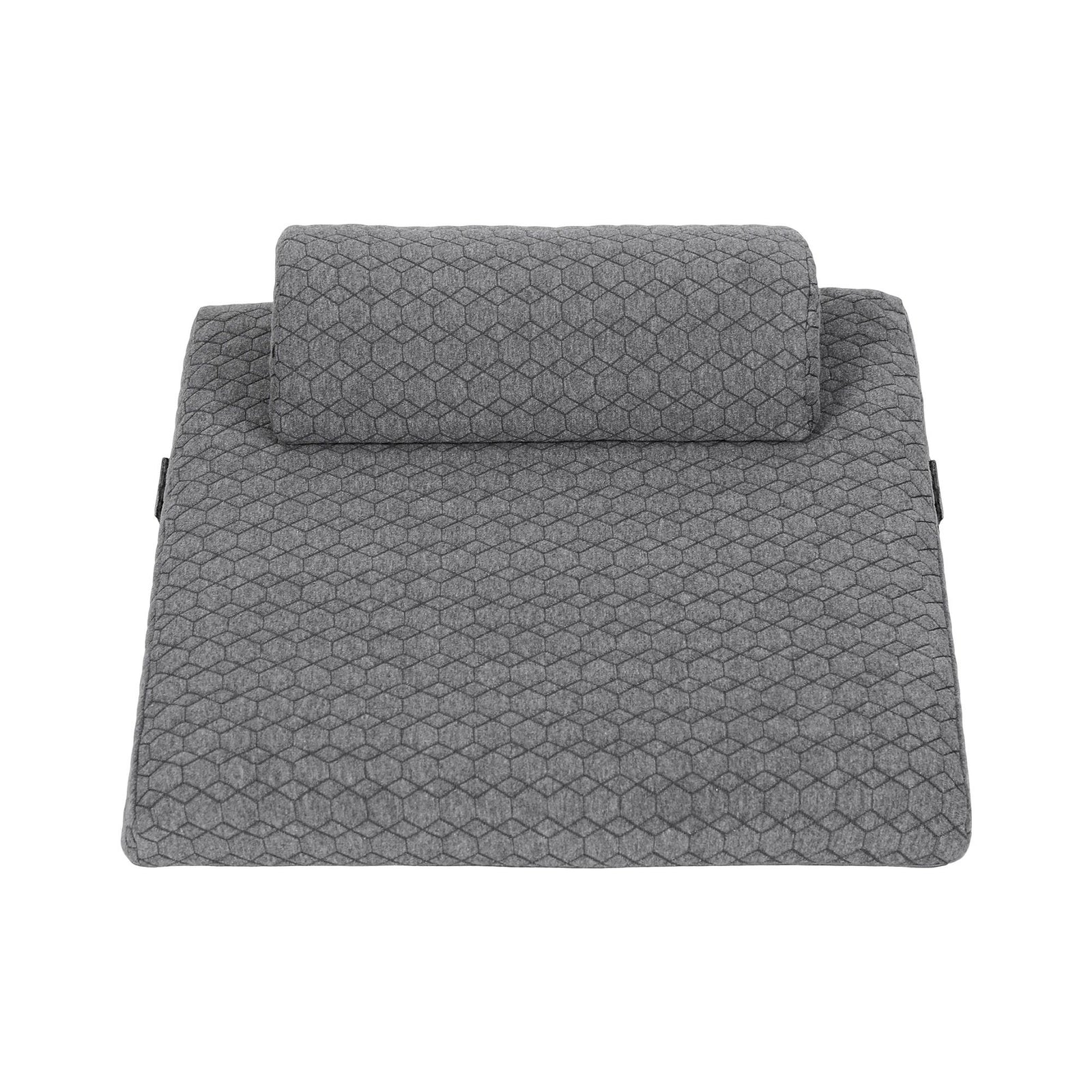 Giselle Bed Wedge Pillow for Headboard, Egg Gel Solves Night Sweats, Triangle Pillow for Reading & Sleeping, Adjustable Back & Neck Support, 30D Foam
