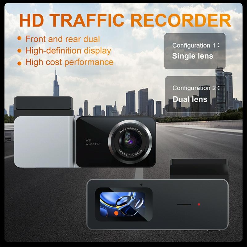 2K Night Vision Car Recorder With Wifi & Mobile App Support-1964932319106174983