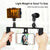4-In-1 Vlogging Kit With Led Light Microphone Tripod And Stabilizer-1915197545747976196