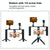 4-In-1 Vlogging Kit With Led Light Microphone Tripod And Stabilizer-1915197545747976198