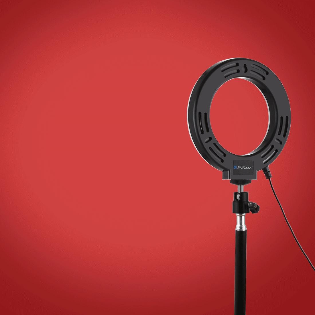 Usb 10 Modes 8 Colour Led Ring Light With Tripod Mount - 6.2 Inch Diameter-1915196798155231238
