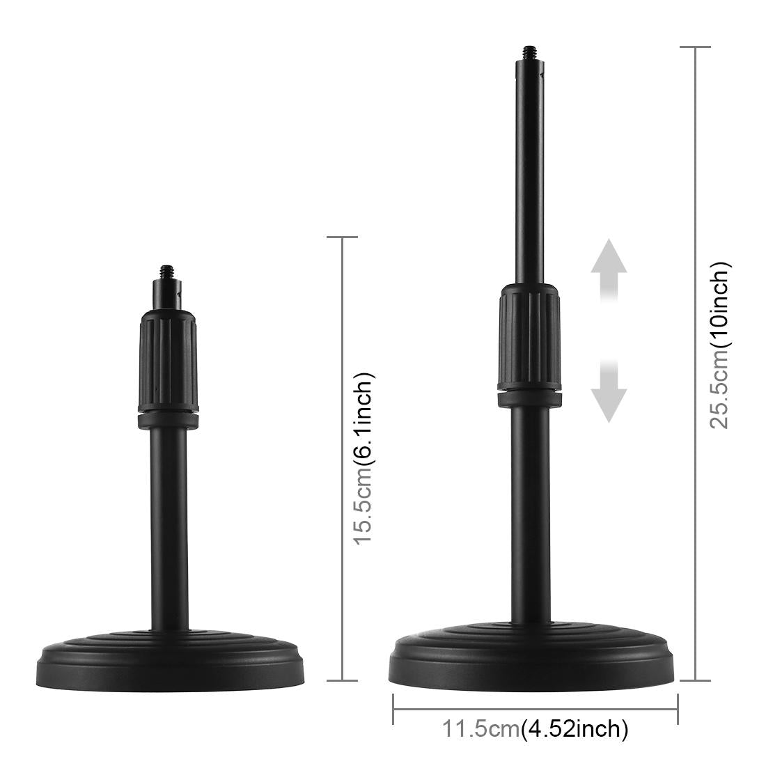 Horizontal Dual Phone Brackets Desktop Ring Light Kit - 4.7 Inch-1915197530459738114