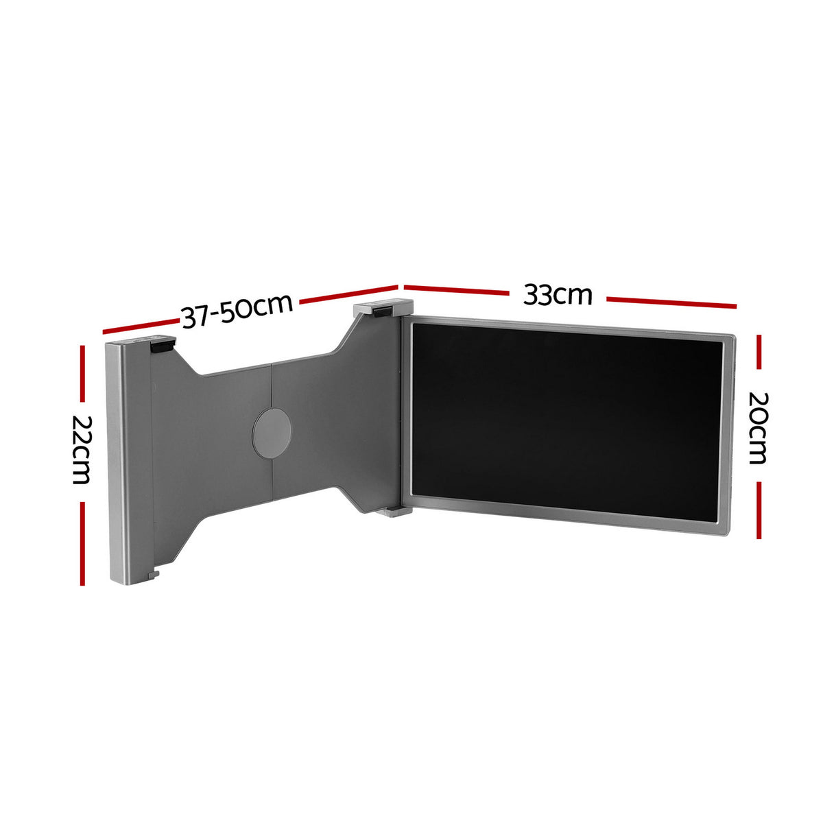 Devanti Portable Monitor Laptop Screen Extender Dual Display 1080P IPS USB C