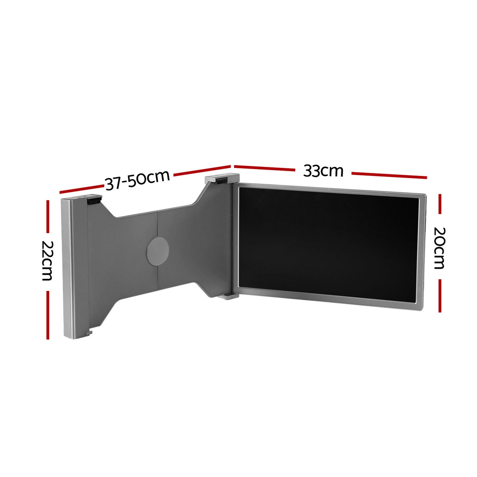 Devanti Portable Monitor Laptop Screen Extender Dual Display 1080P IPS USB C