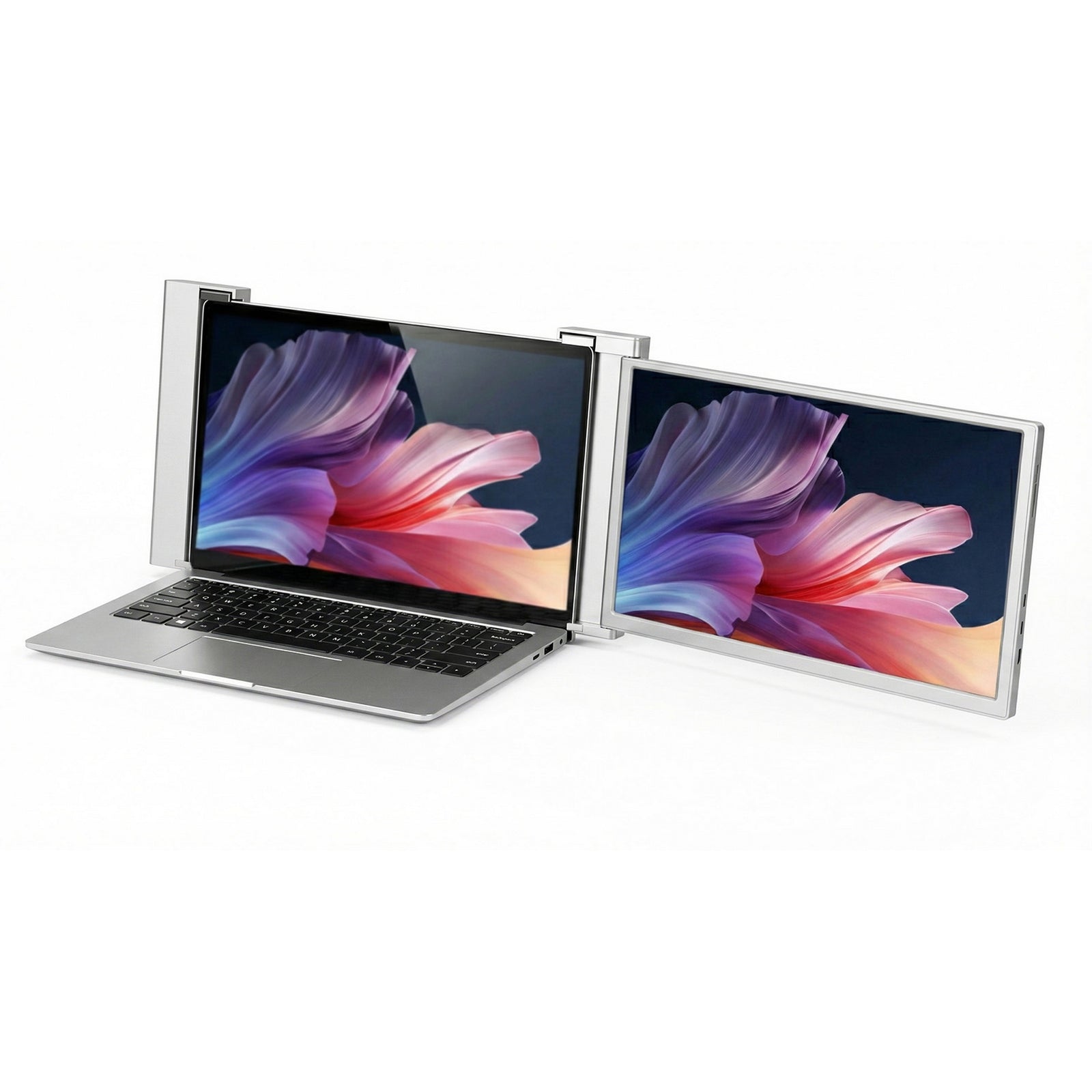 Devanti Portable Monitor Laptop Screen Extender Dual Display 1080P IPS USB C