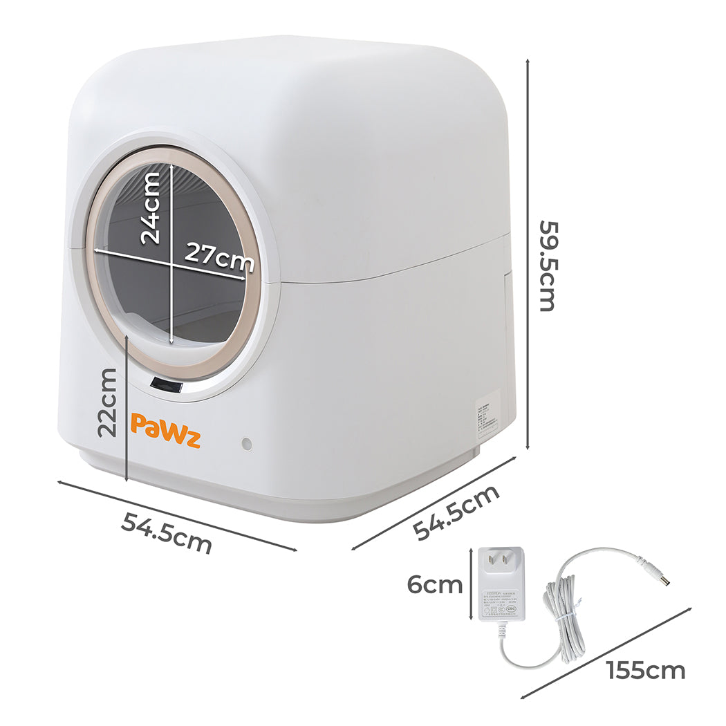 PaWz Smart Cat Litter Box Automatic-1954802575085801474