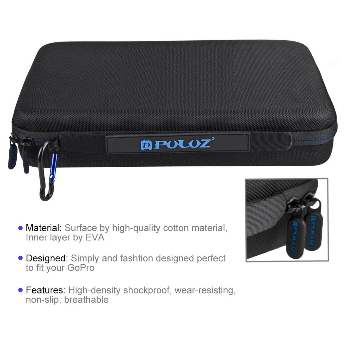 Waterproof Travel Case For Action Cameras And Accessories - Large Size-1922443461563387909