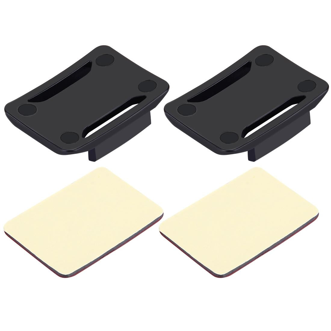 2 Curved Surface Mounts + Adhesive Stickers For Action Cameras - Jaws Flex Clamp Mount-1915198012053917698