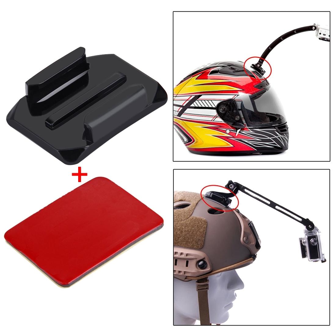 2 Curved Surface Mounts + Adhesive Stickers For Action Cameras - Jaws Flex Clamp Mount-1915198012053917701