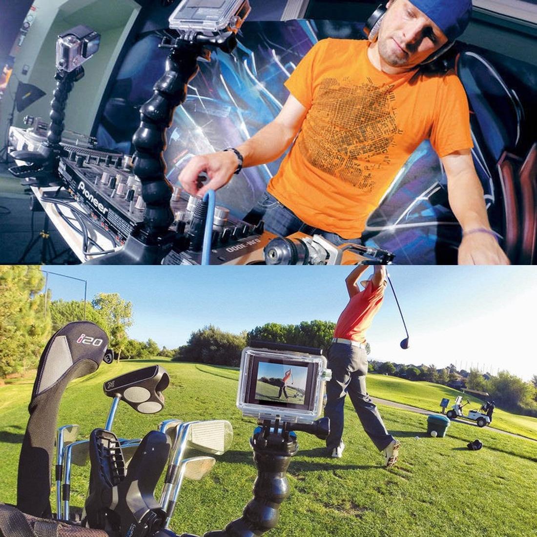 Jaws Flex Clamp Mount For Gopro Hero 12 - Action Sports Camera-1922443402927017985