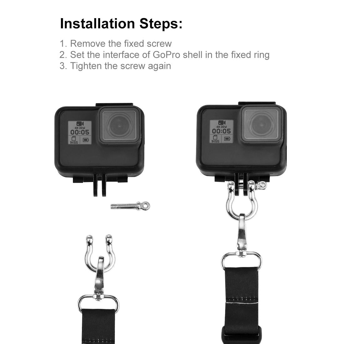 60Cm Detachable Lanyard Sling For Gopro Insta360 Dji Action Cameras-1922443441598500869