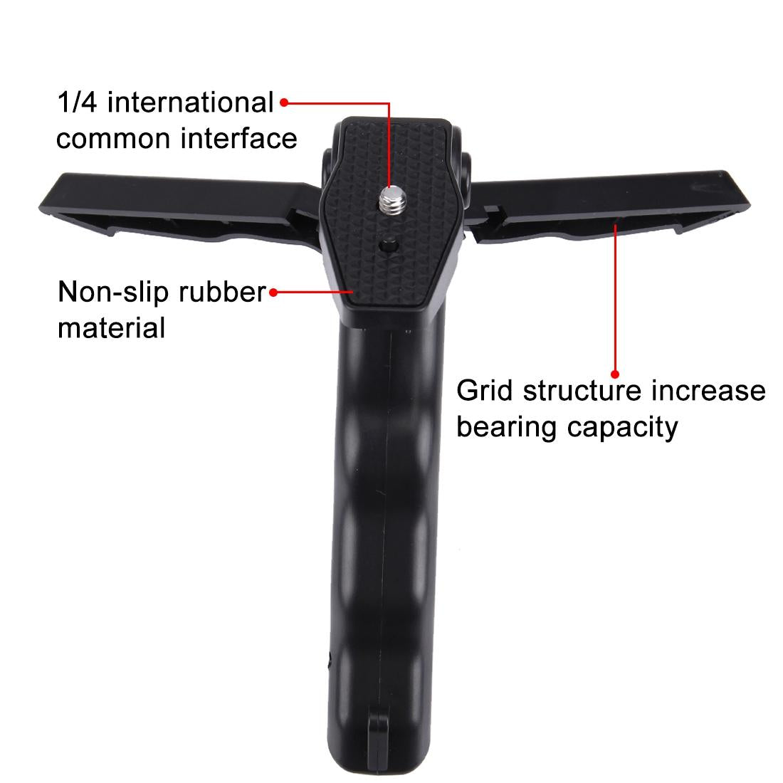 Grip Folding Tripod Mount For Gopro And Xiaoyi Action Cameras-1915198075840892930