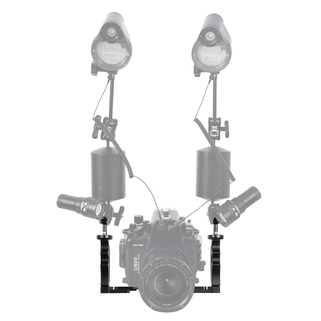 Adjustable Dual Handheld Lamp Arm For Action Cameras-1915198435955445764
